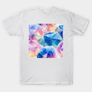 Watercolor diamond pattern T-Shirt